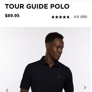 NEW Travis Mathew Tour Guide Polo